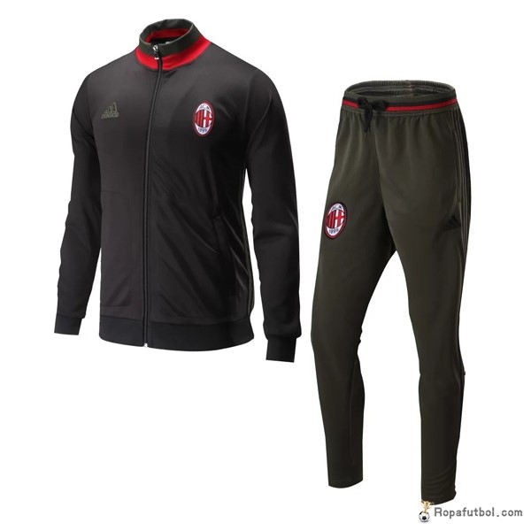 Chandal AC Milan 2016/17 Negro Rojo